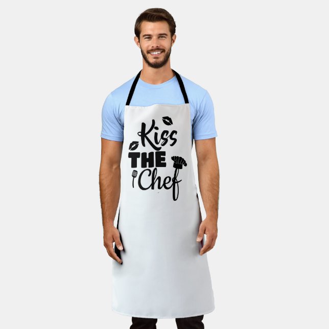 kiss the chef apron (Worn)
