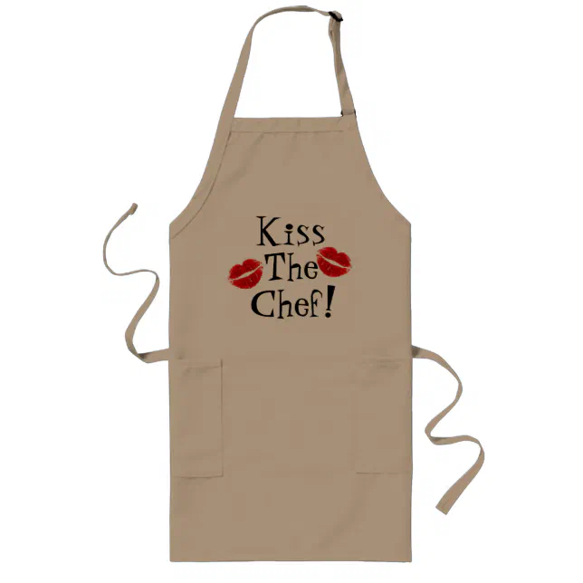 Kiss The Chef Apron | Zazzle