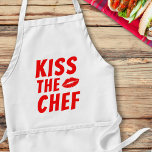 Kiss The Chef Funny Boyfriend Apron at Zazzle
