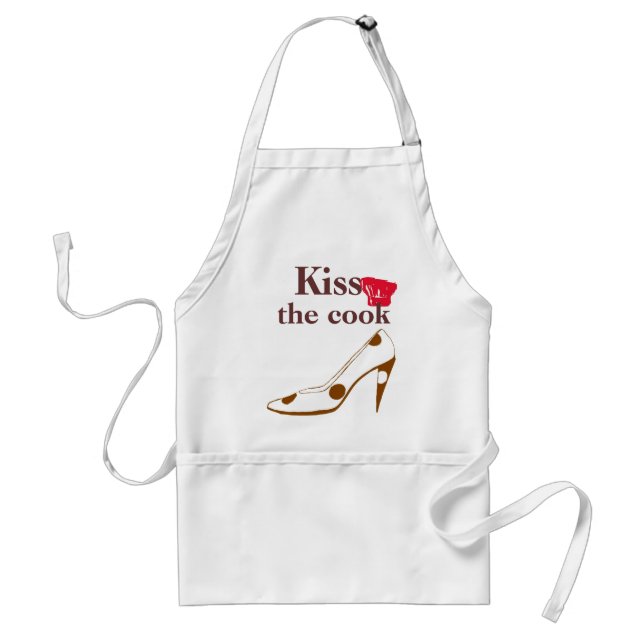 Kiss the Cook Adult Apron (Front)