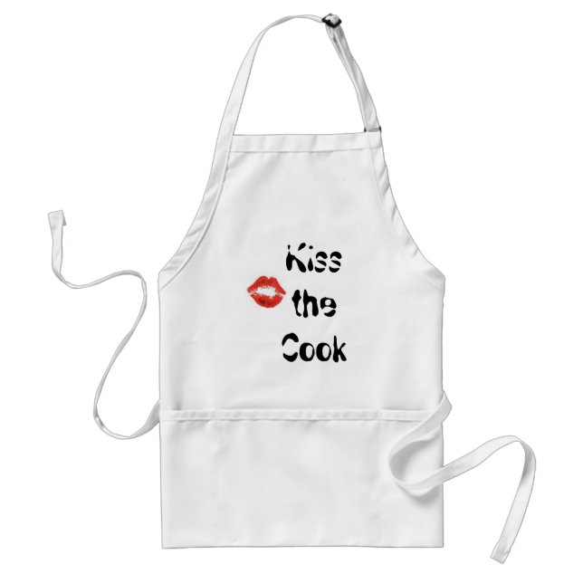Kiss the Cook Adult Apron (Front)