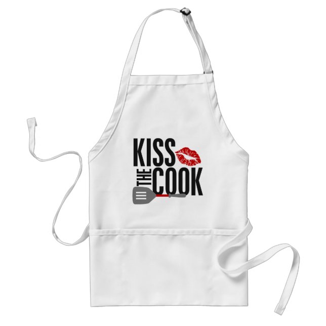 Kiss The Cook Adult Apron (Front)
