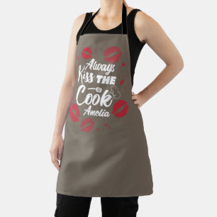 kiss the cook apron