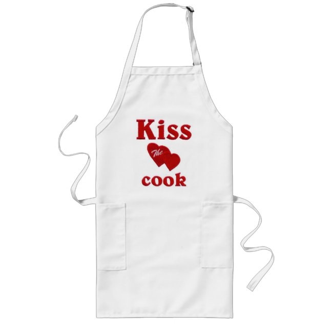 KISS THE COOK APRON! LONG APRON (Front)
