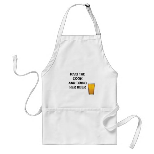 KISS THE COOK  BRING HER BEER Apron