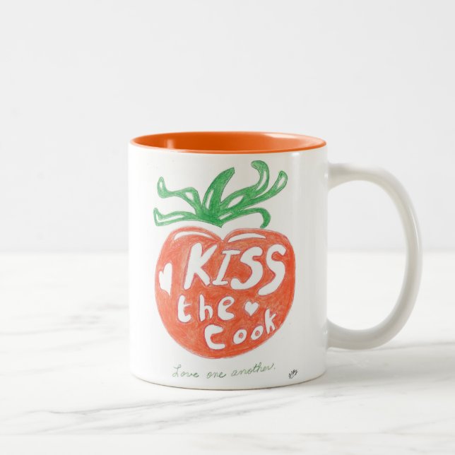 Kiss the Cook Coffee Mug (Right)