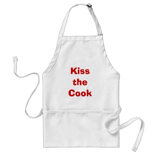 Kiss the Cook _ Customized Adult Apron