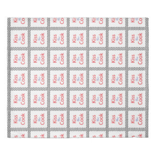 Kiss The Cook Duvet Cover