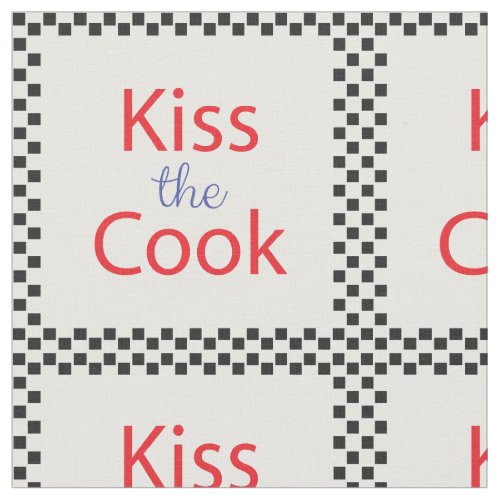 Kiss The Cook Fabric