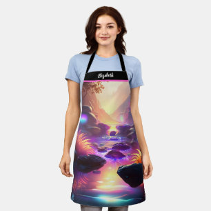 Kiss The Cook Food Chef Kitchen BBQ Baker Fantasy Apron