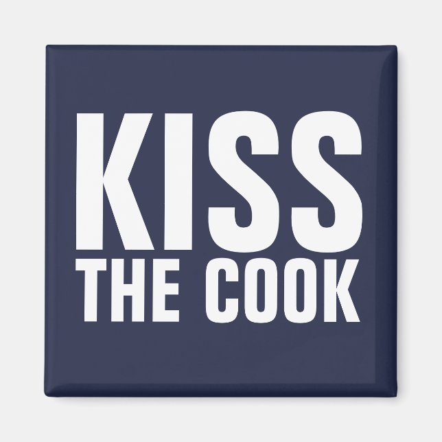 KISS THE COOK FRIDGE MAGNETS (Front)