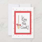 Kiss the Cook! gift card for food baskets (Back)