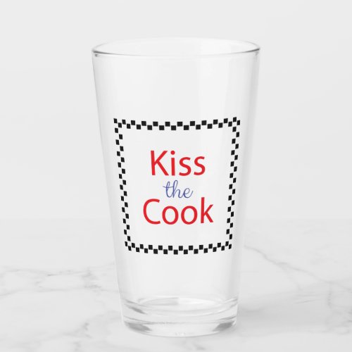 Kiss The Cook  Glass