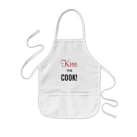 Kiss The Cook! Kids' Apron