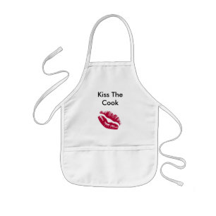 Kiss The Cook Kids' Apron