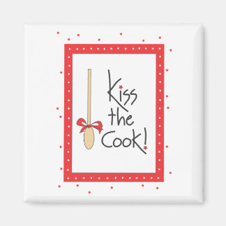 Kiss the Cook! kitchen magnet
