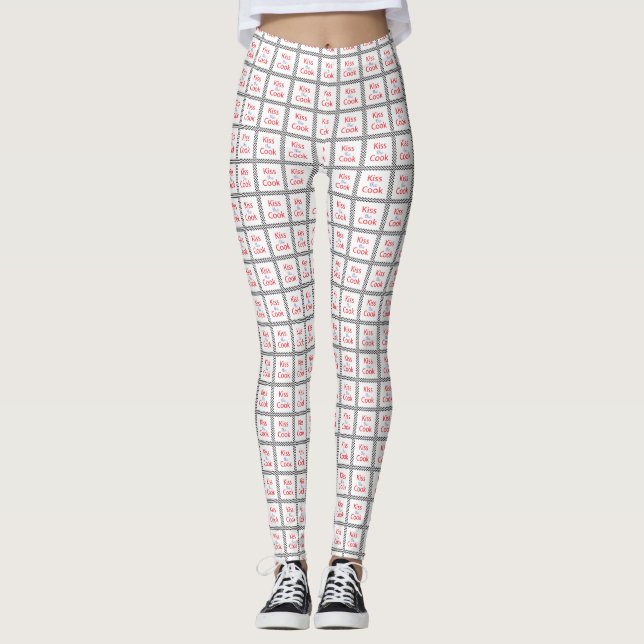 Kiss The Cook Leggings (Front)