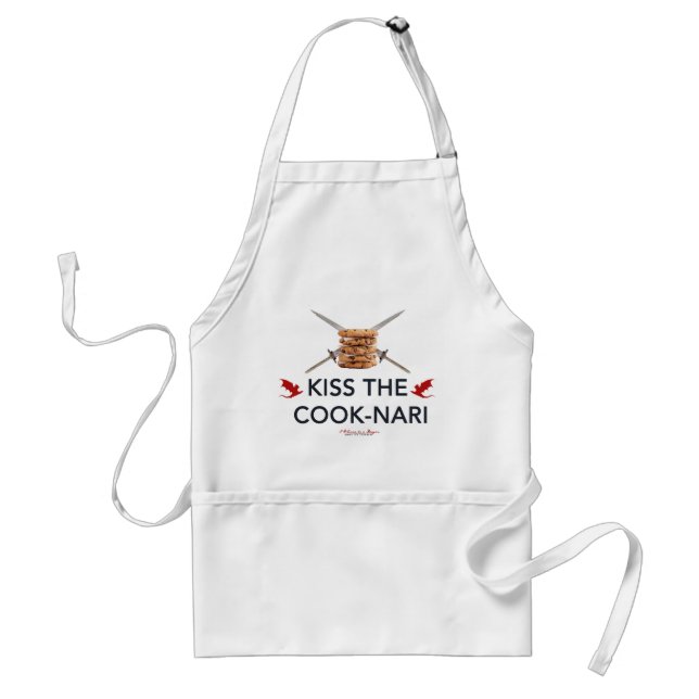 Kiss the Cook-Nari Adult Apron (Front)