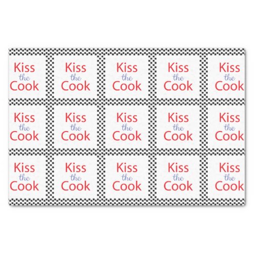 Kiss The Cook Tissue Paper