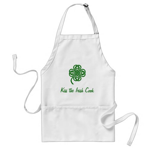 Kiss the Irish Cook Adult Apron