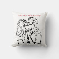 Kiss the Miss Goodbye Bachelorette Design Kissing