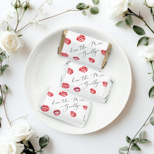 Kiss the Miss Goodbye Bachelorette party Hershey's Miniatures (Creator Uploaded)