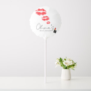 Kiss the miss goodbye bridal shower balloon