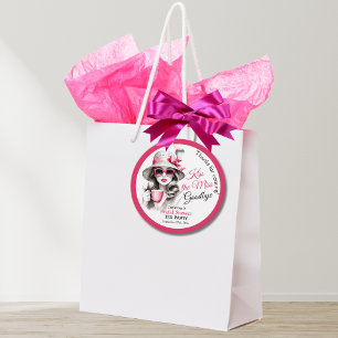 Kiss The Miss Goodbye Bridal Shower Tea Party Favor Tags
