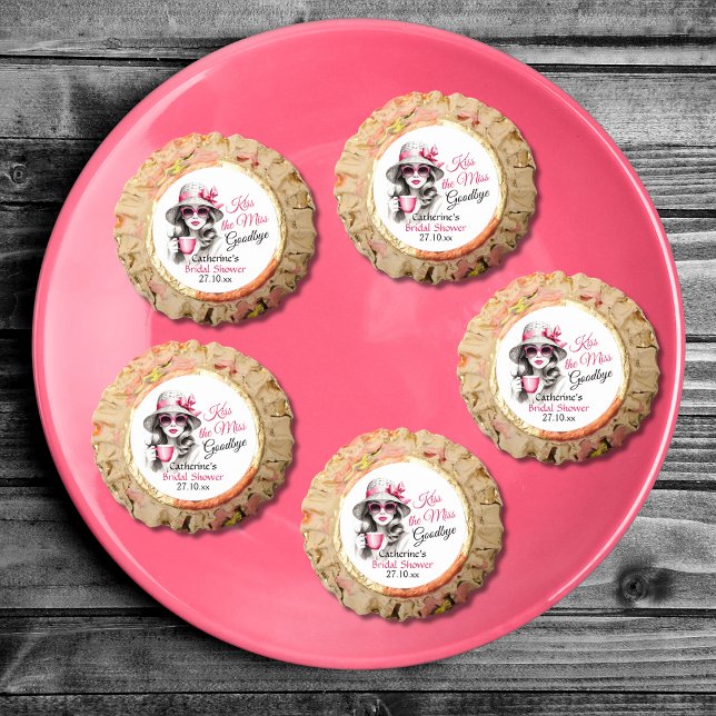 Kiss The Miss Goodbye Bridal Shower Tea Party Reese's Peanut Butter Cups (Creator Uploaded)