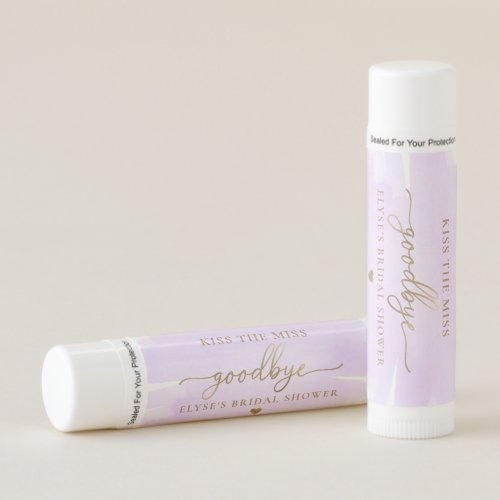 Kiss The Miss Goodbye Purple Watercolour Lip Balm