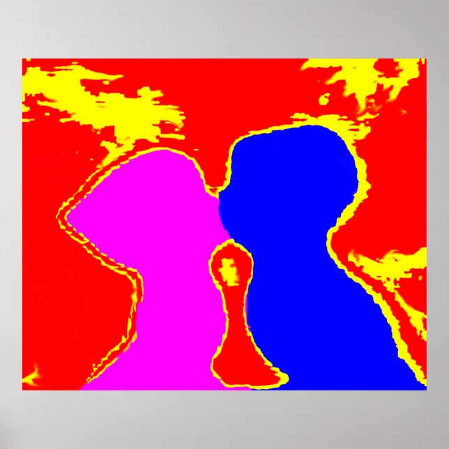 Kiss The MUSEUM Zazzle Gifts Poster (Front)