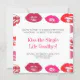 Kiss The Single Life Goodbye Bachelorette Party Invitation | Zazzle
