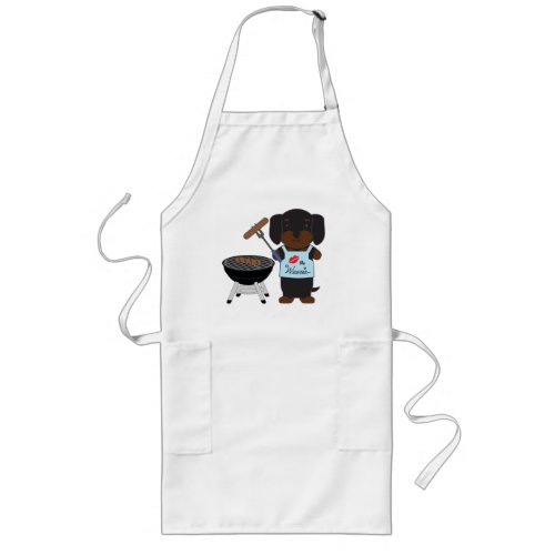 Kiss the Wienie Long Apron