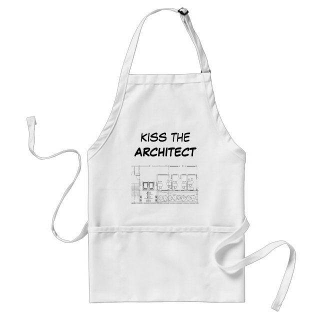 kiss theARCHITECT Adult Apron (Front)