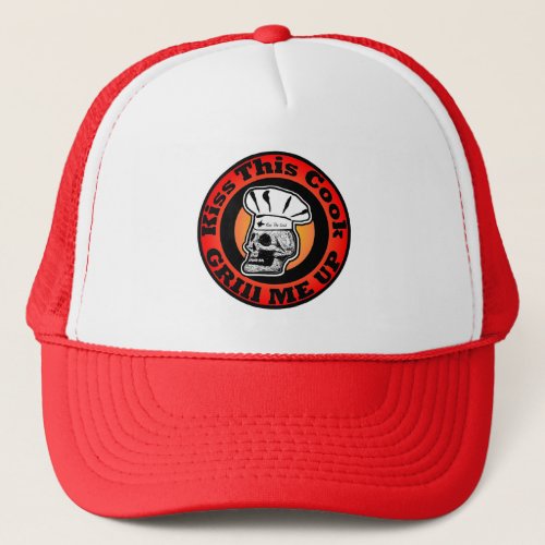 Kiss This Cook Sunburst Ver2 Trucker Hat