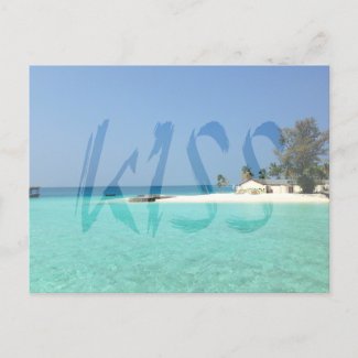 Kiss Transparent White Graffiti