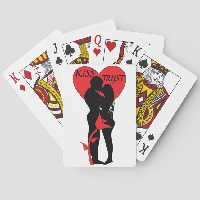 KISS TRYST PLAYING CARDS (Back)