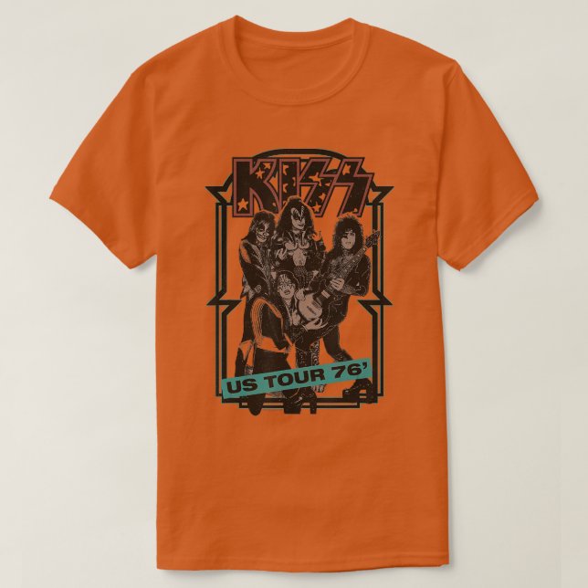 KISS  US Tour 1976  T-Shirt (Design Front)
