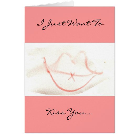 kiss you cards (Front)