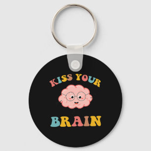 Kiss Your Brain Sped Teacher Appreciation Back To Keychain