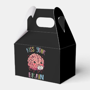 Kiss Your Brain Teacher Favor Boxes