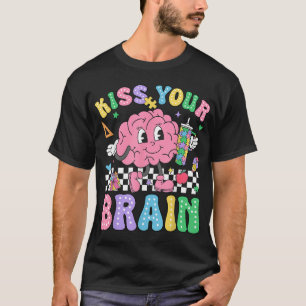Kiss Your Brain Valentines Autism Awareness T-Shirt