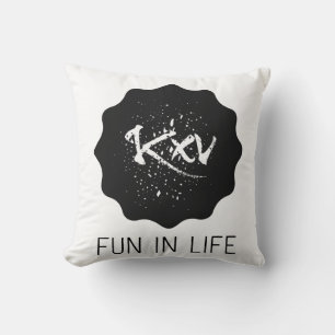 Kissen Fun Life Throw Pillow
