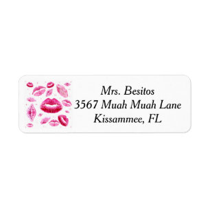 Kisses All Over (White) Label
