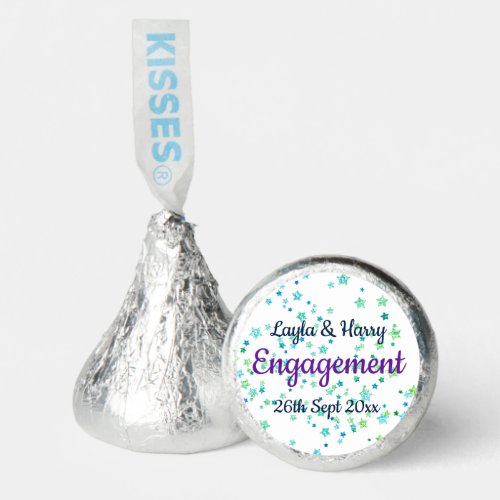 Kisses Candy_Engagement Wedding Anniversary Stars Hersheys Kisses