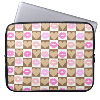 Kisses, chocolate and lots of love. laptop sleeve