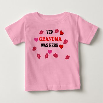 Kisses From Grandma Baby Shirt by Godsblossom at Zazzle