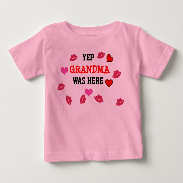 Kisses from Grandma Baby Shirt (Front)