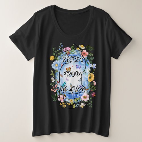 Kisses From Heaven Cat  Plus Size T_Shirt