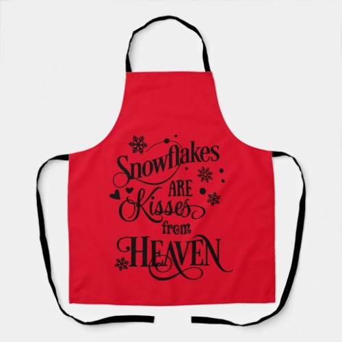 Kisses From Heaven Christmas Apron